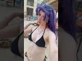 I’m just doing my job 🫡 #evangelion #anime #misato #bikini #cosplay
