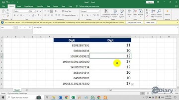 Count number of digit in a cell in Excel। LEN Function