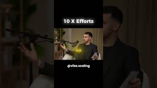 How to multiply your impact with the same team: the 10X effort formula