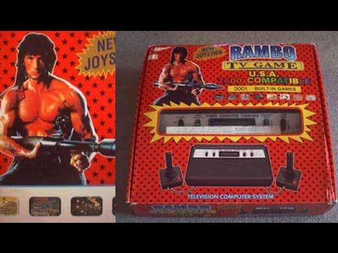 Видео: в поисках лучшей игры. ATARI 2600 (RAMBO TV GAME).