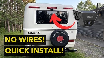 Wireless RV Backup Camera Install & Test | AUTO-VOX Solar 5 Magnetic Backup Camera