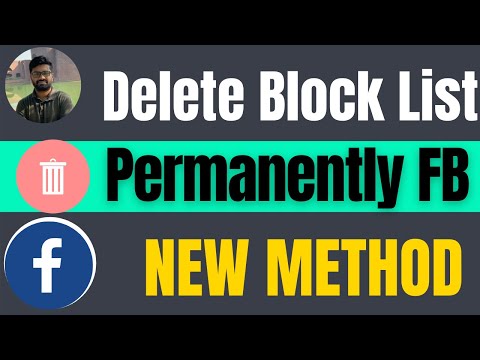 How to delete facebook blocked list permanently 2022