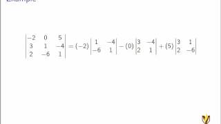 Linear Systems and Matrices 3C: Determinants