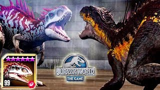 Level 99 Indominus Rex Vs Indoraptor Jurassic World Youtube
