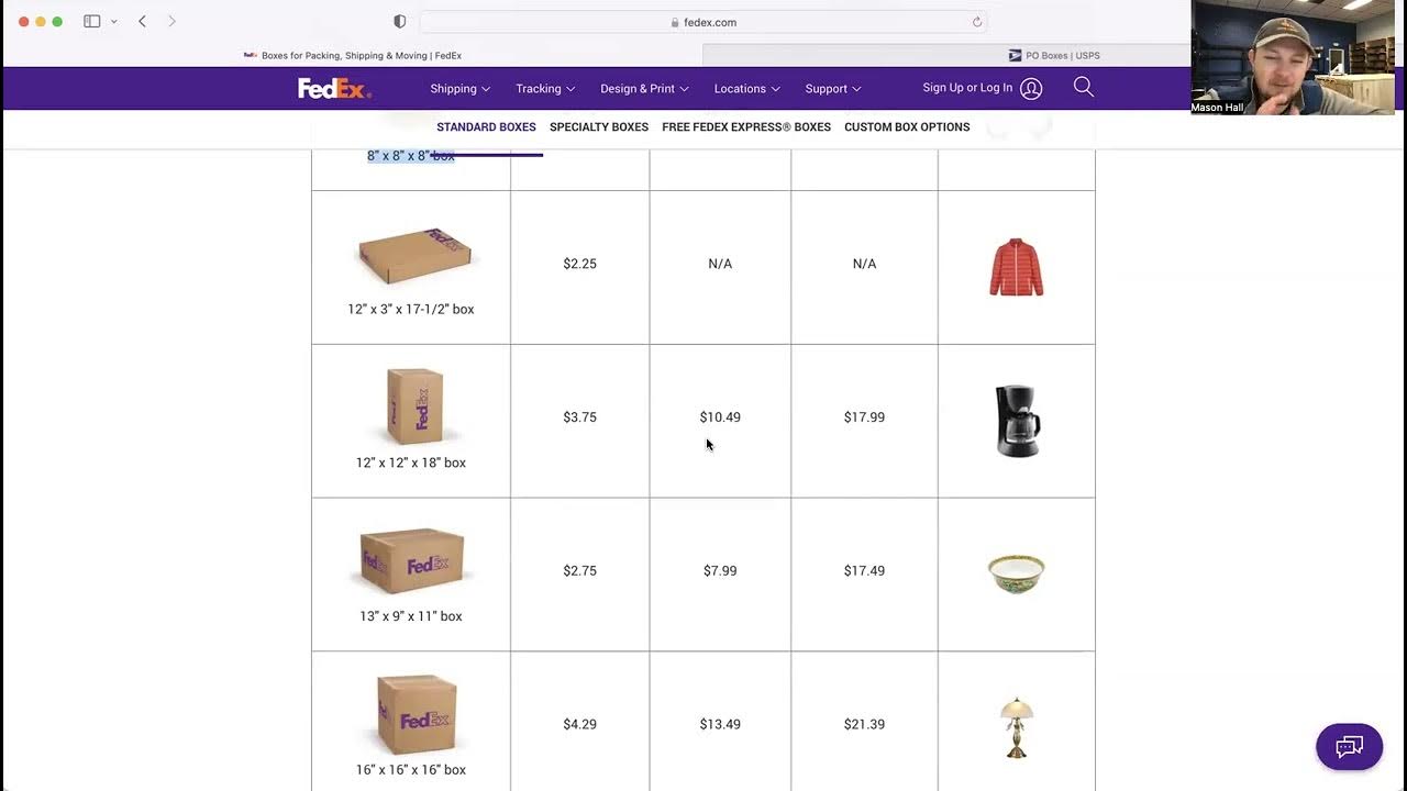 Pack and ship store itemized pricing YouTube
