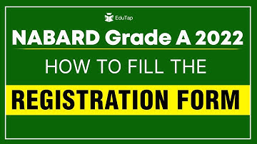 NABARD Grade A Form Filling Process| NABARD Registration form Step by Step