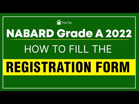 NABARD Grade A Form Filling Process| NABARD Registration form Step by Step