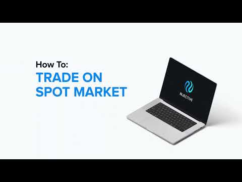 How to Trade Spot Market on Injective Pro