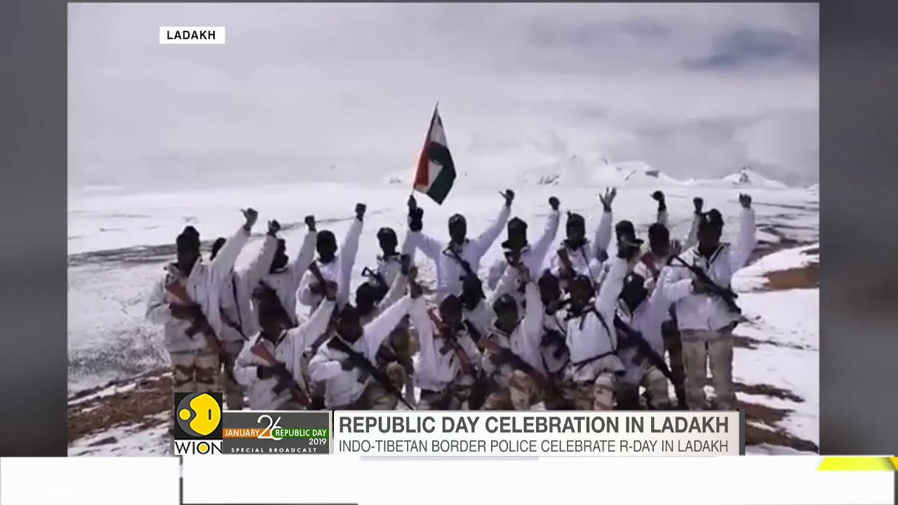 Republic Day 2019: ITBP soldiers in Ladakh unfurl Indian tricolour at 18,000 ft