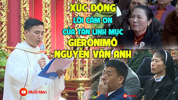 BIẾT BAO LẦN BỐ MẸ PHẢI RƠI LỆ VÌ CHÚNG CON - LỜI CẢM ƠN XÚC ĐỘNG CỦA TÂN LM GIER. NGUYỄN VĂN ANH
