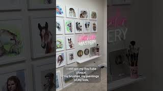 Watercolor Art Studio Glow-Up! #workspace #studiomakeover