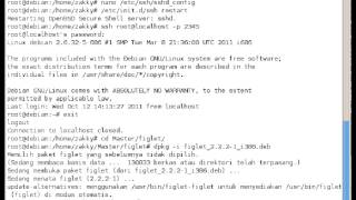 KONFIGURASI REMOTE SERVER (Debian 6)