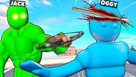 Overgrowth NPC Defending From Strongest NPC With Oggy and Jack