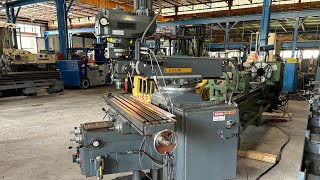 LAGUN FTV4 4 HP Vertical Mill, 11”x58” Table, 40 Taper, 1987