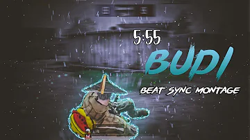 Nepali Song || 5:55 - Budi (Remix) || BGMI Beat Sync Montage 🌺🌺🌺 || Tiny Catz🐈🐈