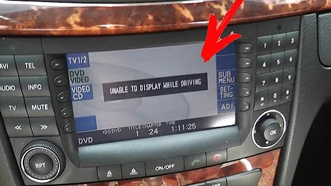 How to unlock video-in-motion for Japanese COMAND W211, W219?/ How to unlock Comand video in motion