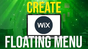 How To Create Floating Menu In Wix (2022)