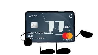My Object Show Character Debit Card From Object Adventure Animation Test #3