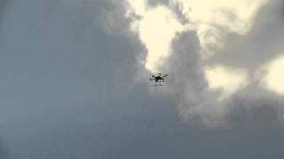 An evening test flight. Loiter at 1:35m