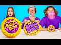 BIG VS MEDIUM VS SMALL FOOD CHALLENGE || Eating GIANT Sweets by 123 GO! FOOD