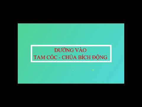 Đường vào Tam Côc  Chùa Bích Động đẹp như tranh