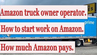 cargo van owner operator amazon