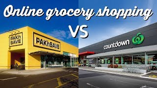 Online Grocery Shopping: Pak n Save vs Countdown | A Thousand Words