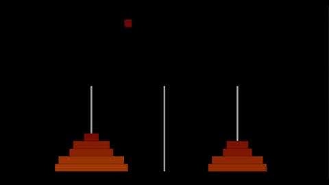 Tower of Hanoi 10 discs with music!