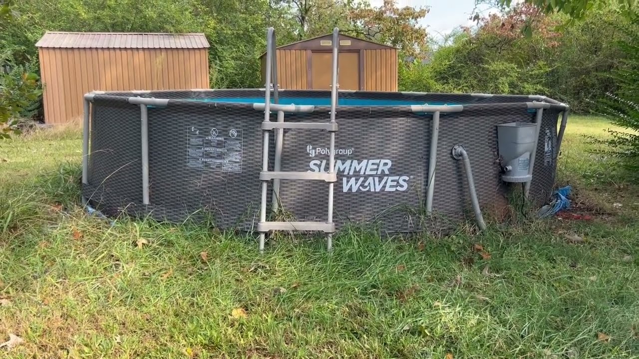 Summer Waves 14ft x 36in Wicker Metal Frame Pool Set Review, Summer Waves 14ft x 36in Wicker Metal F