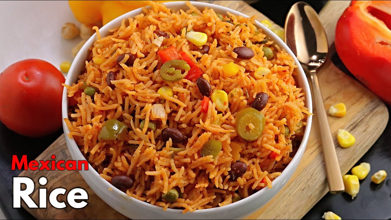 మెక్సికన్ రైస్ Quick & Easy Mexican Rice recipe in Telugu Simple