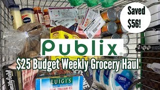 Publix | $25 Budget Weekly Grocery Haul | In-Store Couponing | 9/25 -10/1 OR 9/26 - 10/2