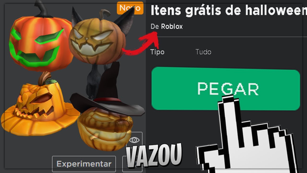 como pegar itens gratis no roblox halloween