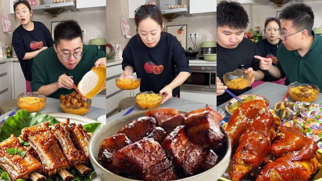 小气哥哥想独吞红烧肉，妈妈把肉给弟弟吃，让哥哥饿肚子【林小志】