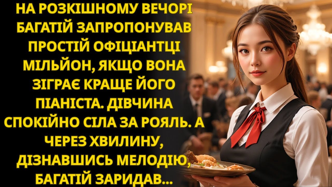 Якщо зіграєш краще за мого піаніста — отримаєш мільйон! — усміхнувся мільйонер на розкішному в