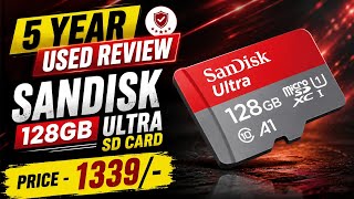 5 Year Used Memory Card Review 👍👍 SanDisk Ultra SDXC 128GB Review | SanDisk 128GB Memory Card Review