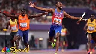 Noah Lyles seals HISTORIC WORLDS for Team USA with 4x100m gold, 16th of worlds | NBC Sports Profile