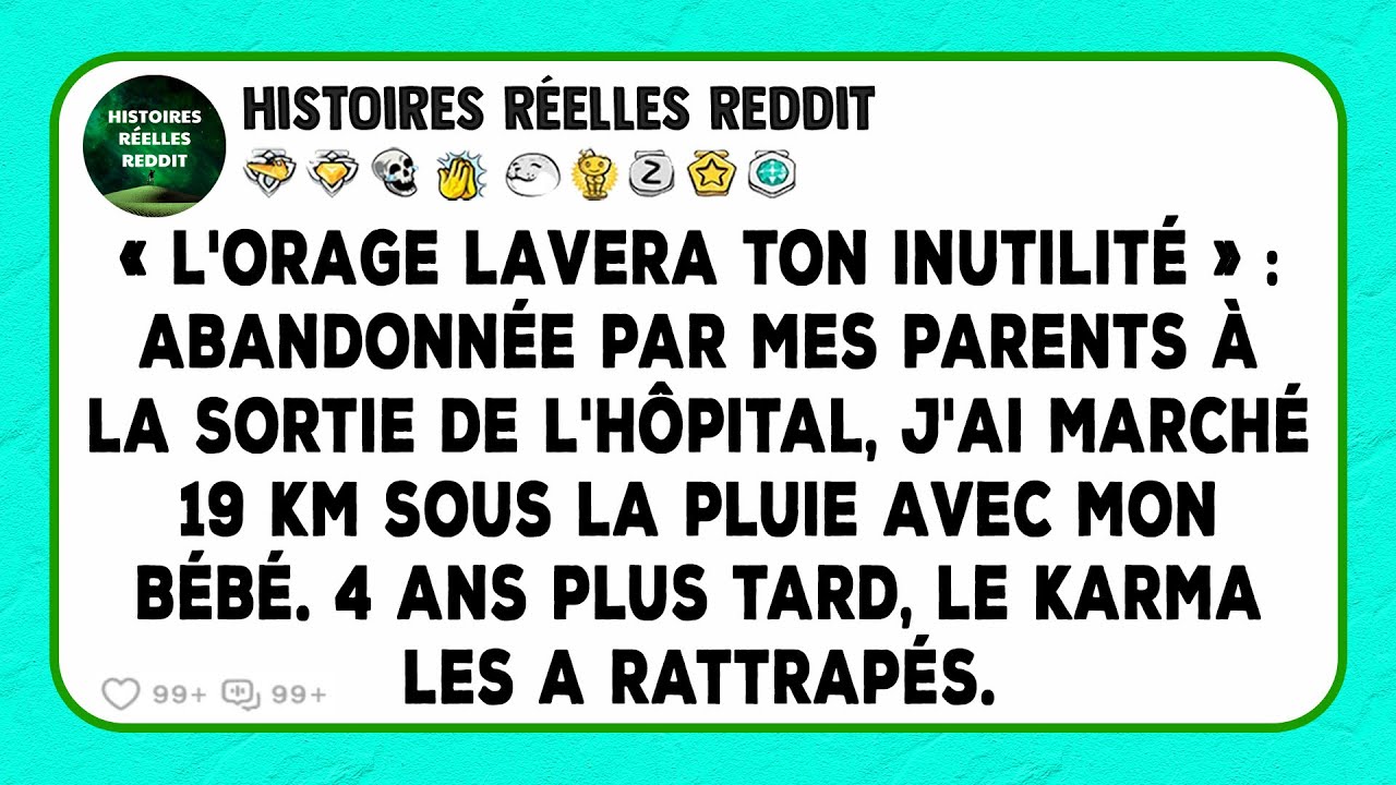 « L'orage lavera ton inutilité » : Abandonnée par mes parents à la sortie de l'hôpital, j'ai marché