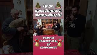 30 dicembre 2023 novena eseguita dagli zampognari ai lati del presepe