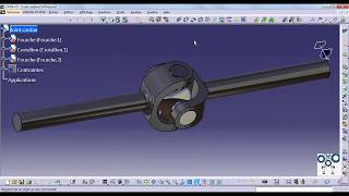Joint Cardan avec CATIA V5 Assemblage, Universal Joint with CATIA V5; Part Design, Assembly
