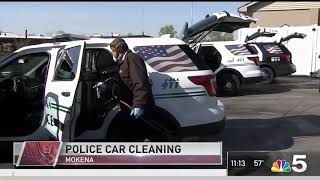 Creative Colors International Sanitizes & Disinfecting Mokena, IL. police vehicles