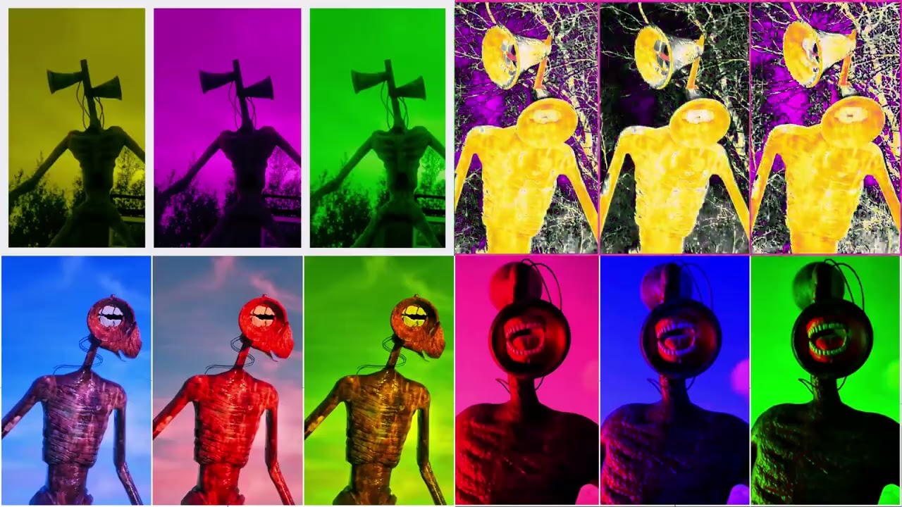 Siren head megamix coffin dance meme song cover siren head mega colour battle coffin dance