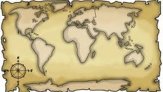 How to draw a world map