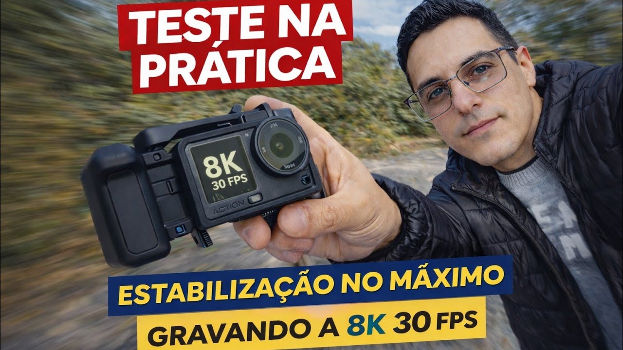 Osmo Action 6 Teste na Prática gravando a 8k 30 fps 