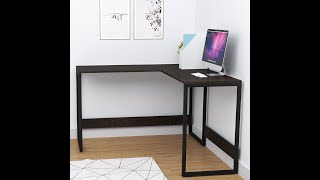 L SHAPED STUDY AND COMPUTER TABLE INSTALLATION GUIDE