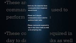 Top 5 Basic Linux Commands Every Beginner Should Know!! #linux #linuxforbeginners