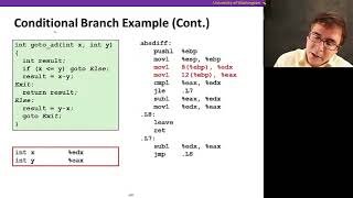 The Hardware/Software Interface || 05 More about Conditionals 09 49 Profile