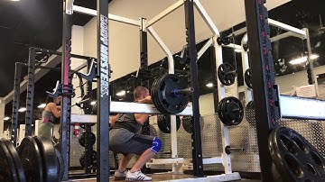 High Bar Pause Squat