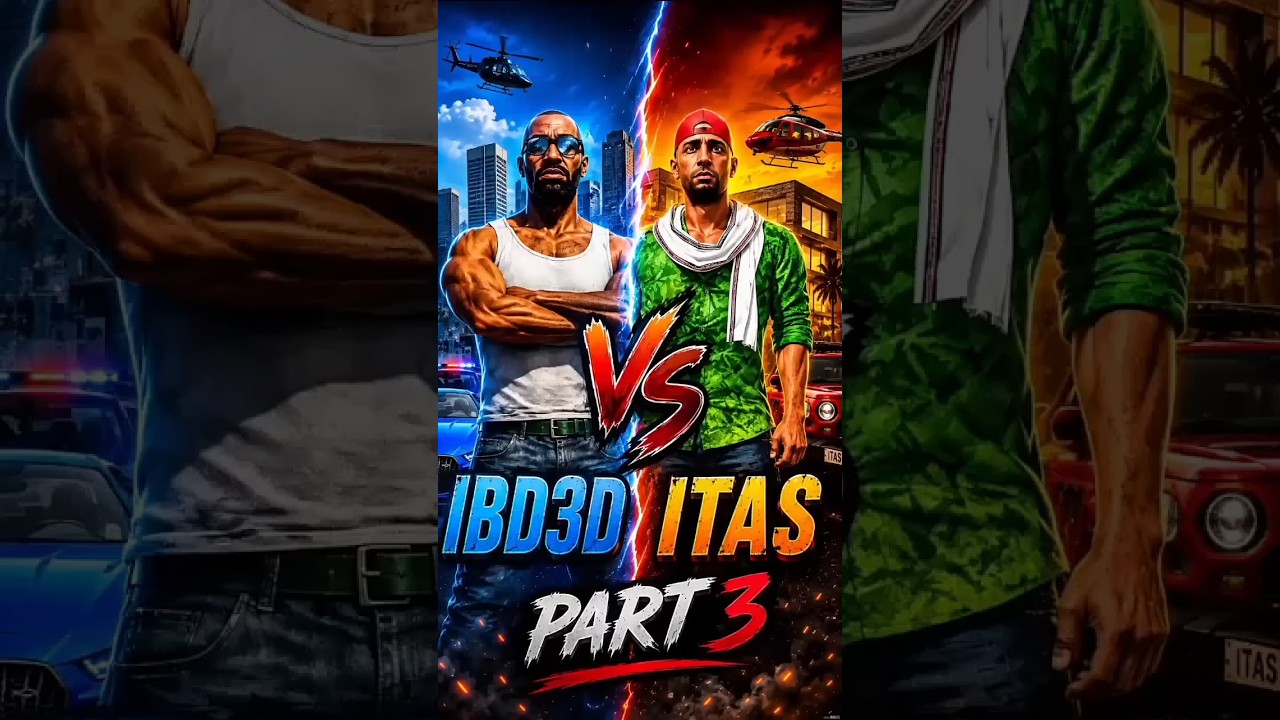 IBD 3D VS ITAS ||INDIAN THEFT AUTO SIMULATOR GAME#gta #automobile #viral#shorts