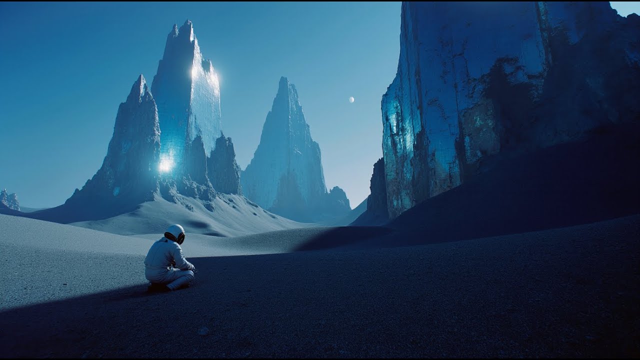 Lost in Gamma Waves — Ultramarine Sand Silent Desert Journey