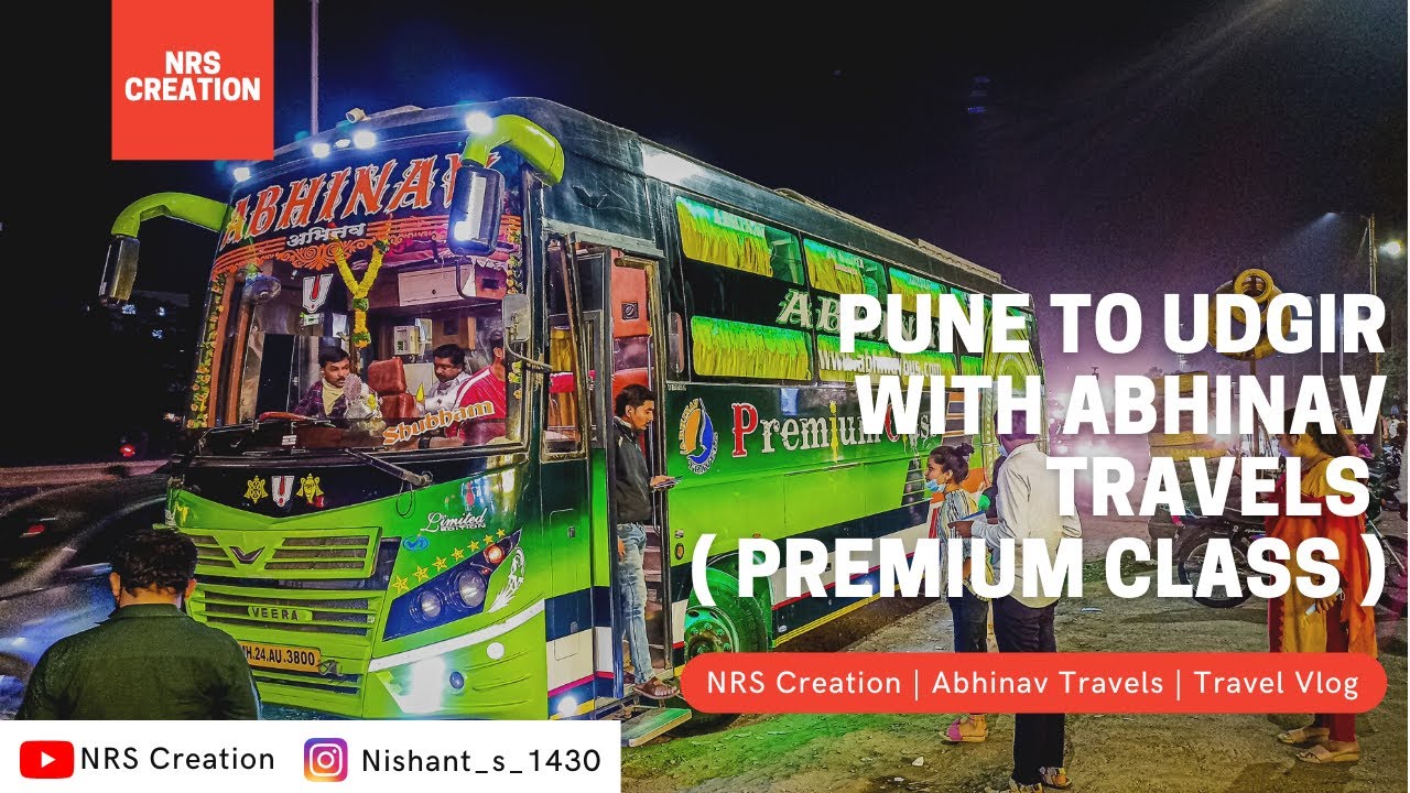 Pune to Udgir with Abhinav Travels (Sleeper Coach) #vip_latur #nrscreation #marathitravelvlog